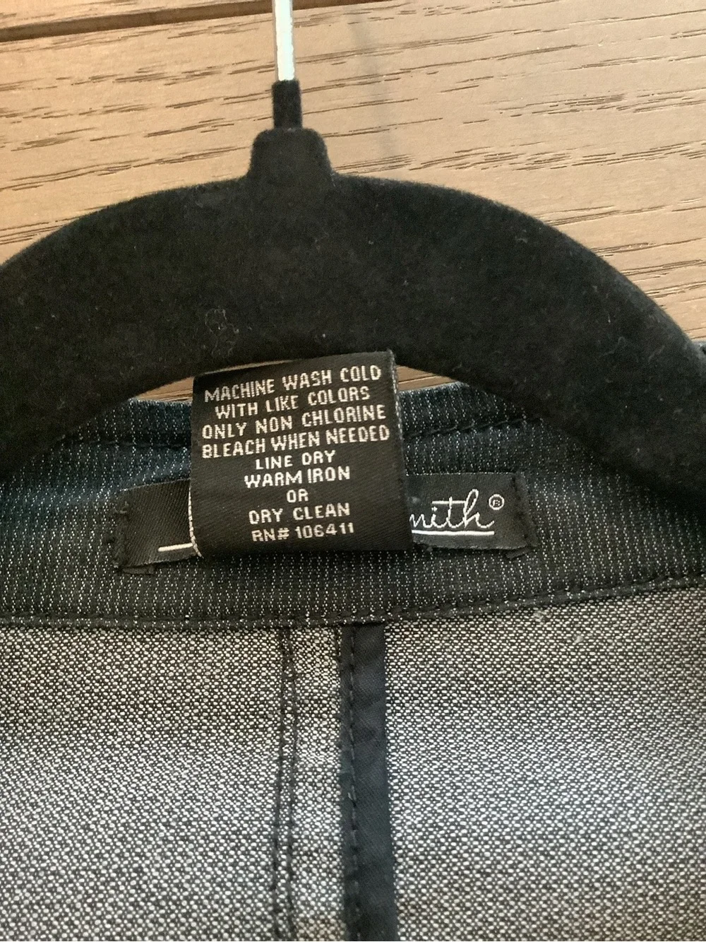 Willi Smith Gray Denim Utility Jacket - Picture 6 of 7